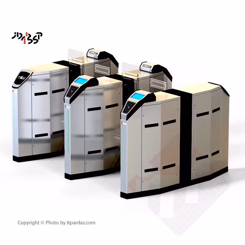 گیت تردد اسلایدی شیشه ای P301