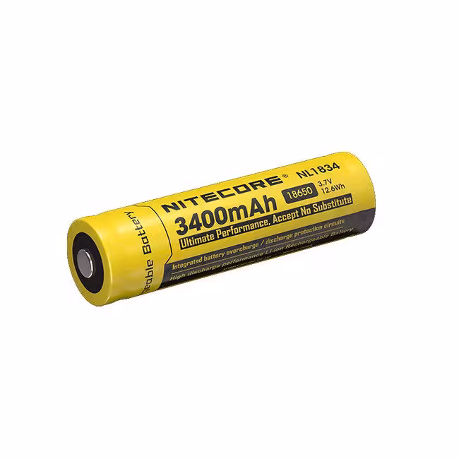 باتری 18650 لیتیوم یون NL1834 نایتکر 3400 میلی آمپر