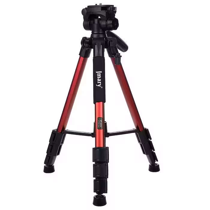 سه پایه دوربین جی ماری بهمراه هولدر (Jmary KP-2264 Camera Tripod (Red