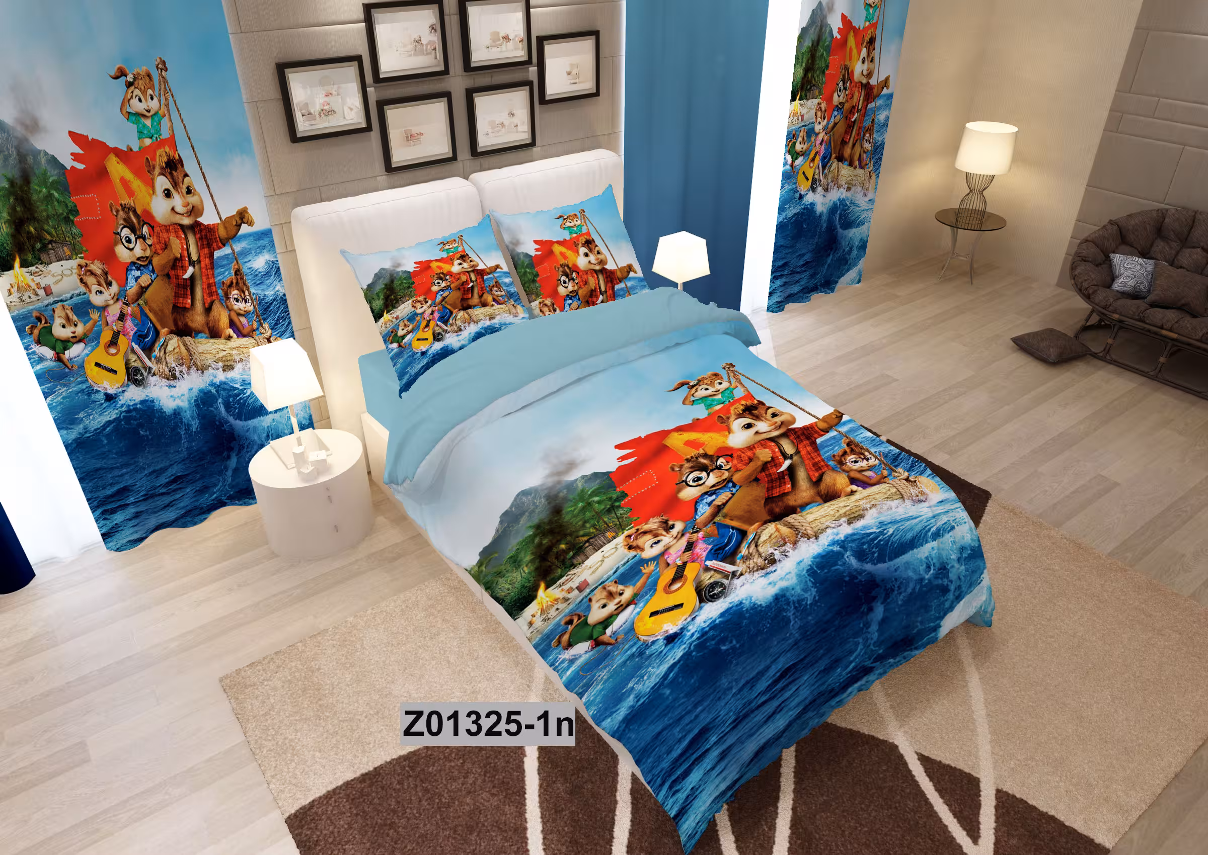 لحاف روتختی تنسل سه بعدی (3D) کالای خواب متین کد 1325
