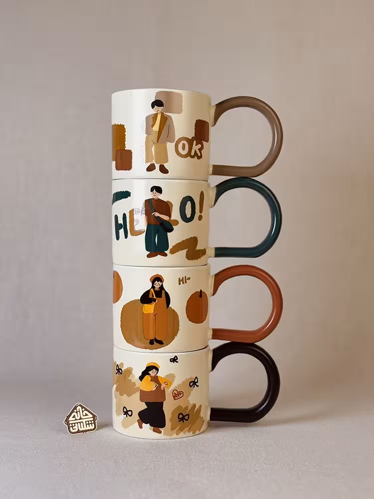 ماگ سرامیکی دختر و پسرکد002855