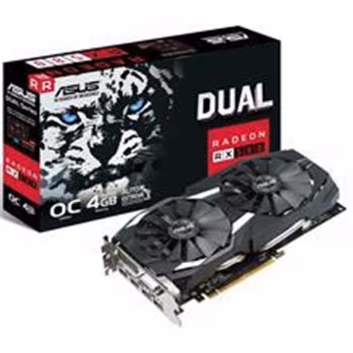 کارت گرافیک ایسوس مدل دوآل آر ایکس 580 او 4 جی با حافظه 4 گیگابایت