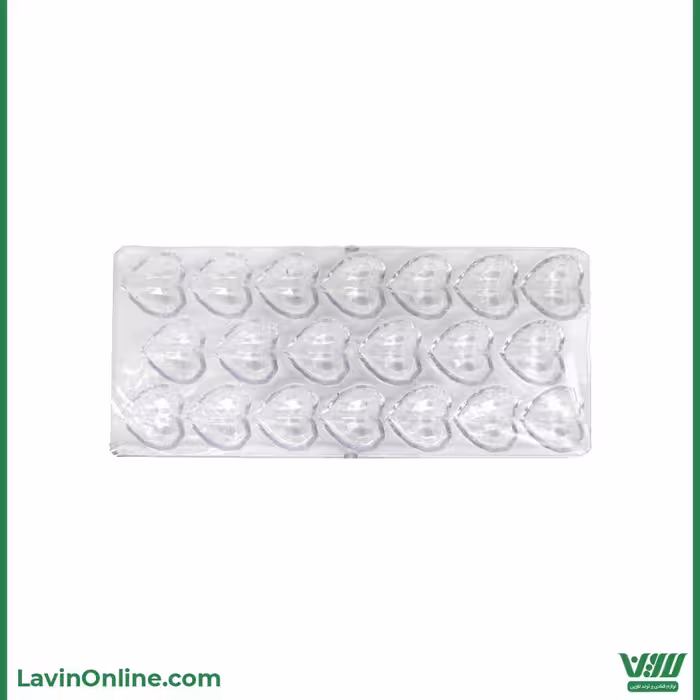 قالب پلی کربنات قلب اوریگامی (کد 18)