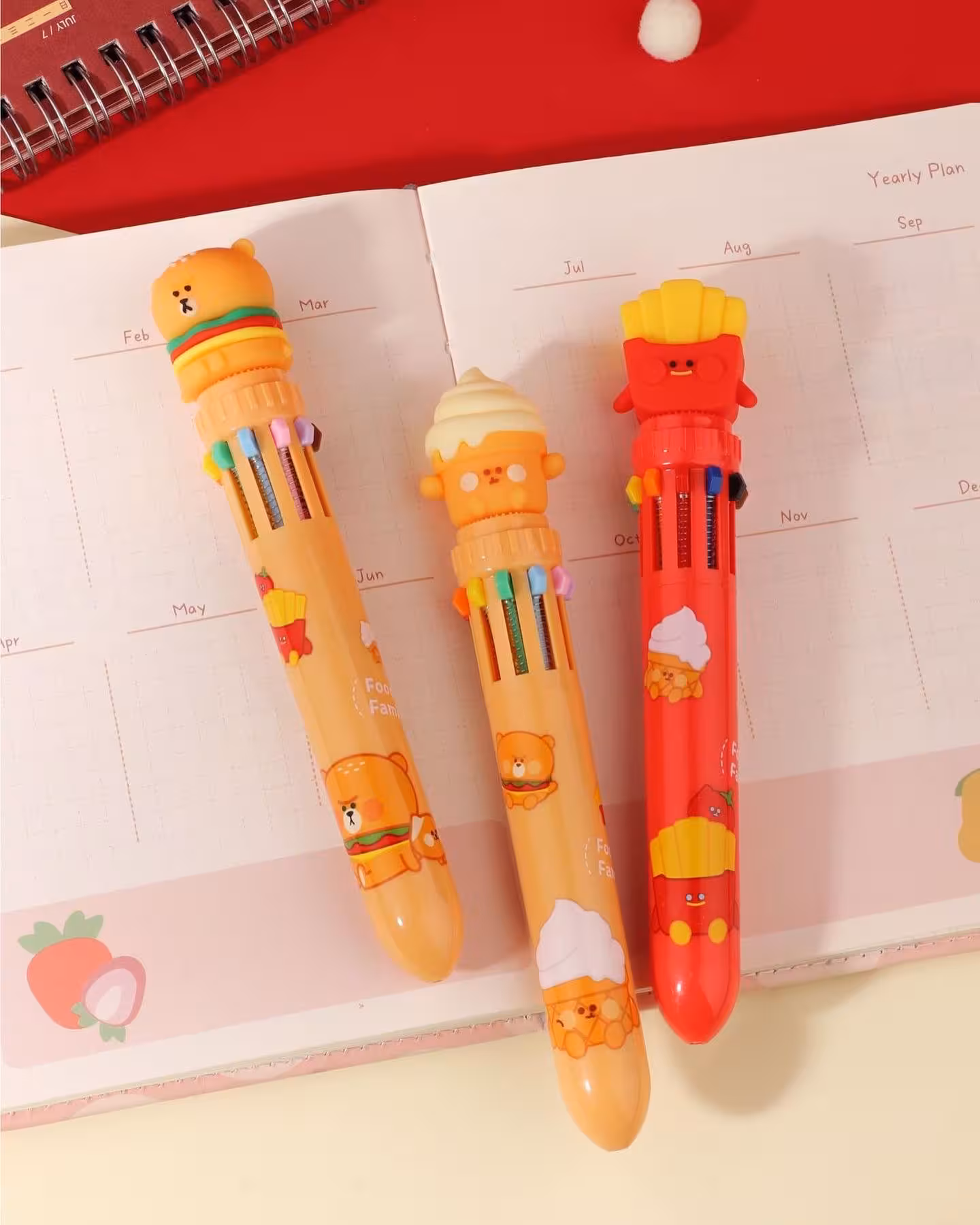 خودکار 10 رنگ فانتزی