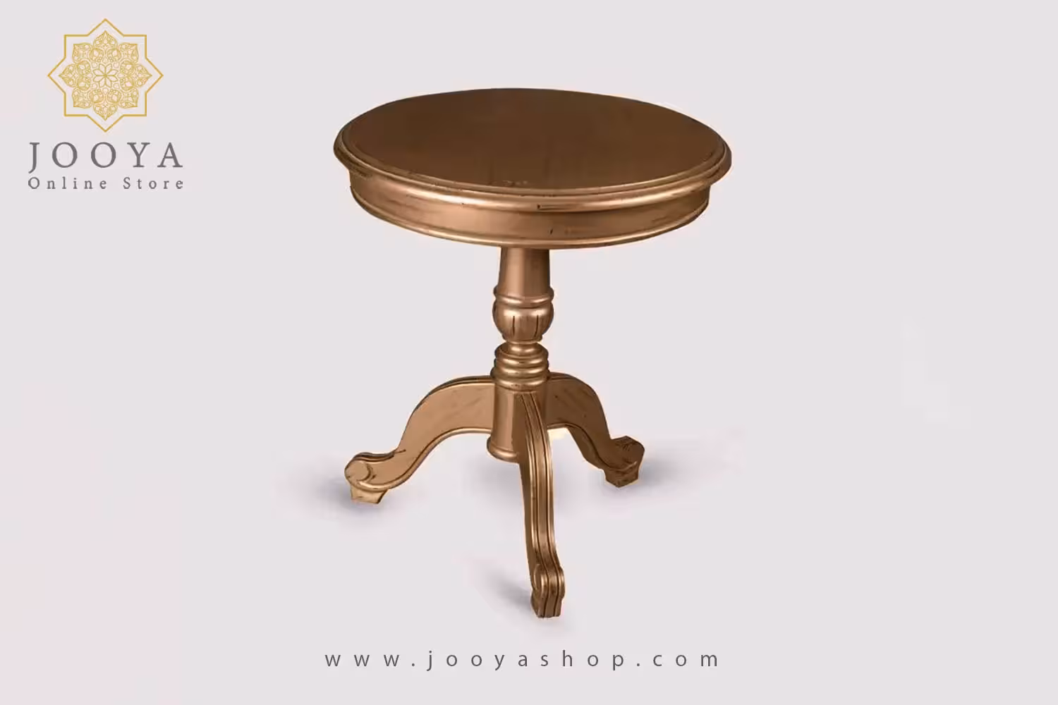 میز قهوه خوری جلو مبلی لوکاس طلایی