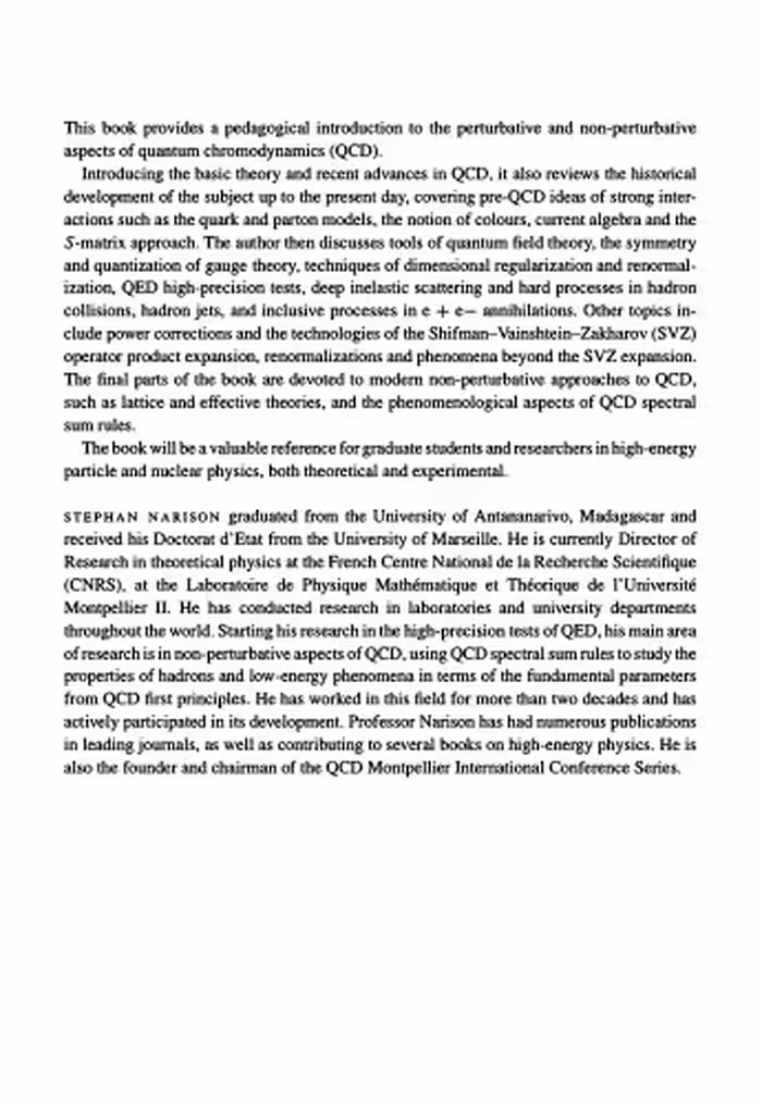 خرید و دانلود نسخه کامل کتاب QCD as a Theory of Hadrons: From Partons to Confinement
