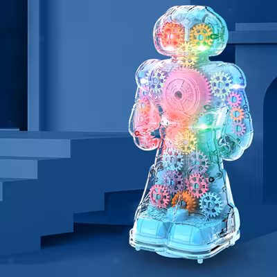 ربات طرح چرخ دنده ای مدل موزیکال Gear Robot