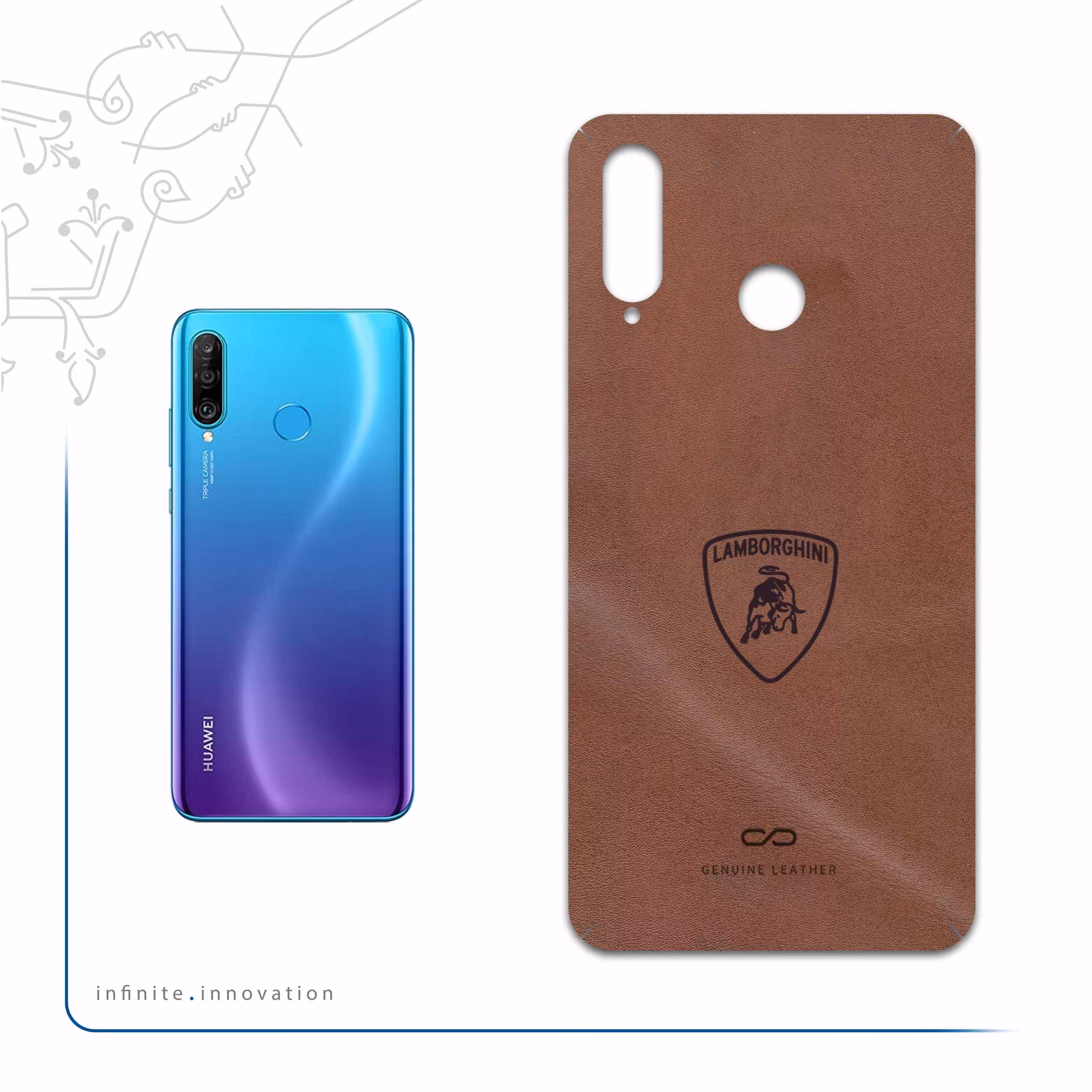 برچسب پوششی ماهوت مدل MNL-LMBRGHNI مناسب برای گوشی موبایل هوآوی P30 Lite