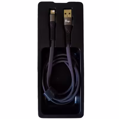 کابل تبدیل USB به لایتنینگ کینگ پلاس مدل HK-23 طول 1 متر