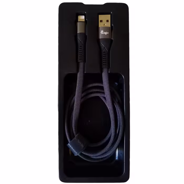 کابل تبدیل USB به لایتنینگ کینگ پلاس مدل HK-23 طول 1 متر