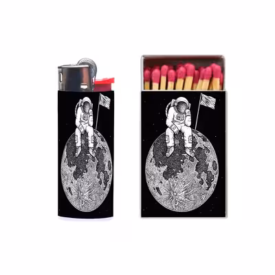 فندک مدل فضایی کد 872 به همراه کبریت