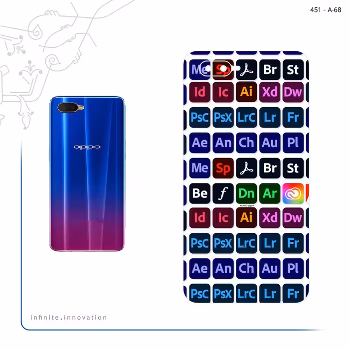 برچسب پوششی ماهوت مدل Adobe مناسب برای گوشی موبایل اپو K1