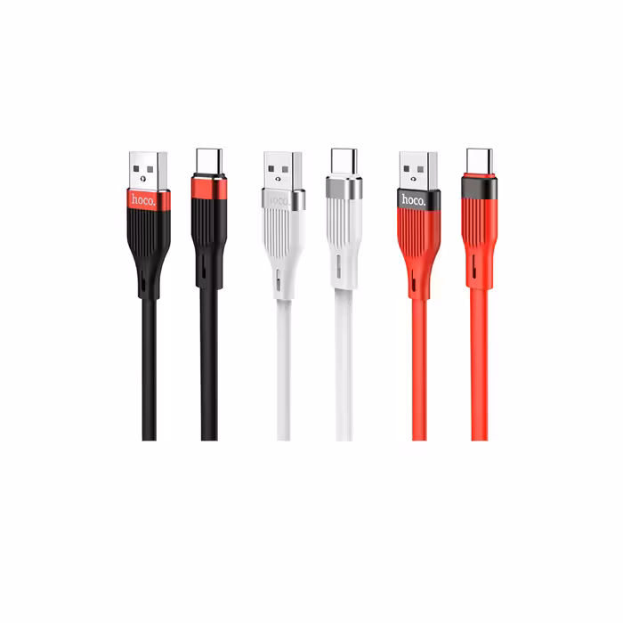 کابل تبدیل  USB به USB-C هوکو مدل U72 Silicone طول 1.2 متر