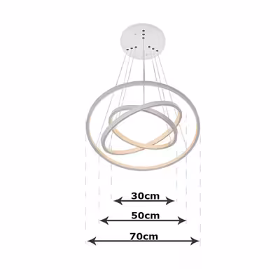 لوستر سه شعله چشمه نور کد L6325/3BK