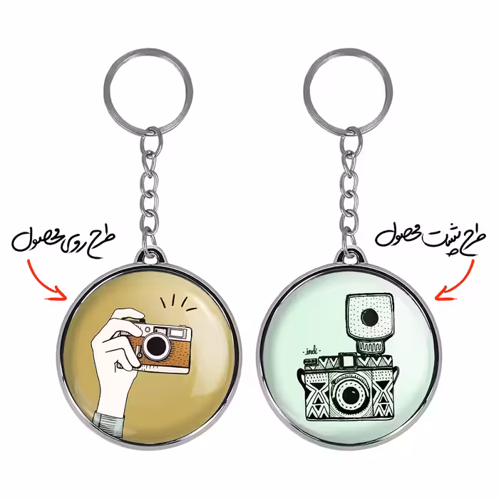 جاکلیدی خندالو طرح دوربین مدل دوطرفه کد 17031699