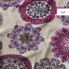 ملحفه تشک مهمان خانه سفید مدل خورشید سایز 195x100 سانتی متر