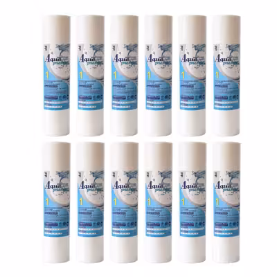 فیلتر دستگاه تصفیه آب آکوا پیورست مدل PP 1201 NEW الیافی مجموعه 12 عددی