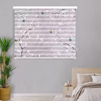  پرده زبرا مدل F-7464 سایز 200x180 سانتی متر