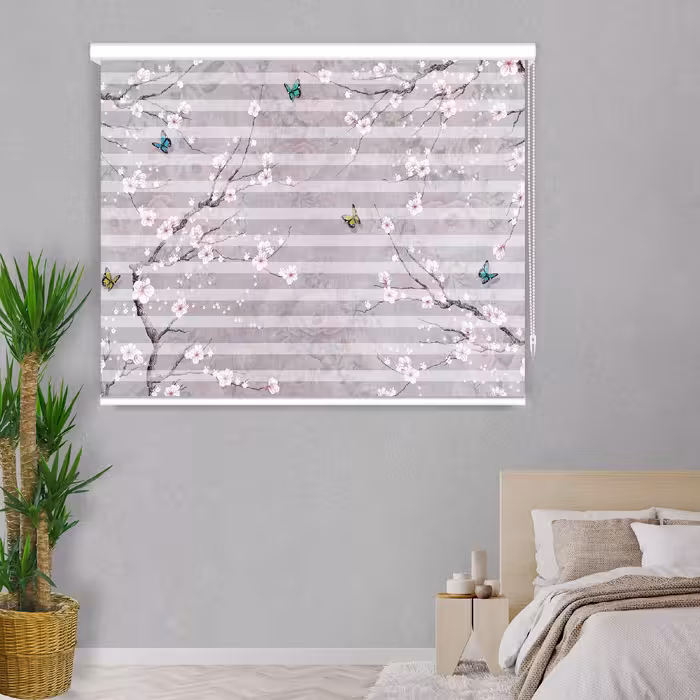  پرده زبرا مدل F-7464 سایز 200x180 سانتی متر