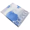 پرده حمام کد PH280 سایز 180x180 سانتی متر