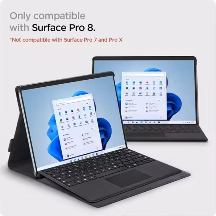 کیف کلاسوری اسپیگن مدل Stand Folio مناسب برای تبلت مایکروسافت Surface Pro 8 / 9