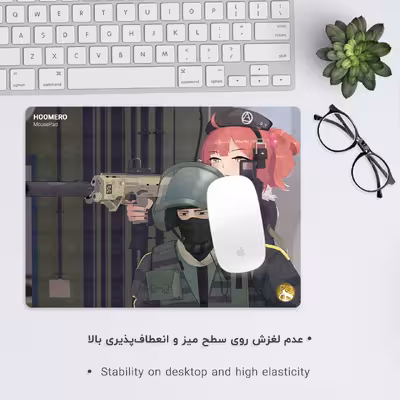 ماوس پد هومرو طرح بازی Rainbow Six Siege مدل A2342