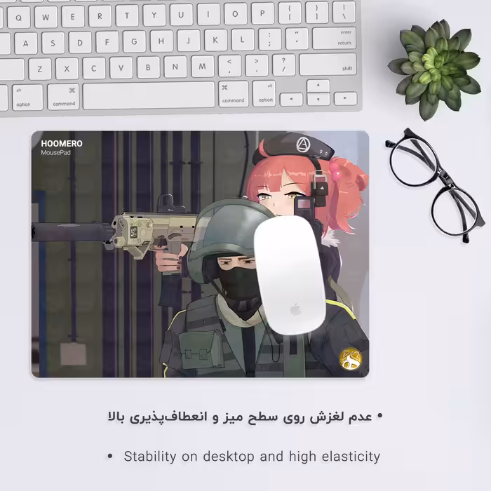 ماوس پد هومرو طرح بازی Rainbow Six Siege مدل A2342