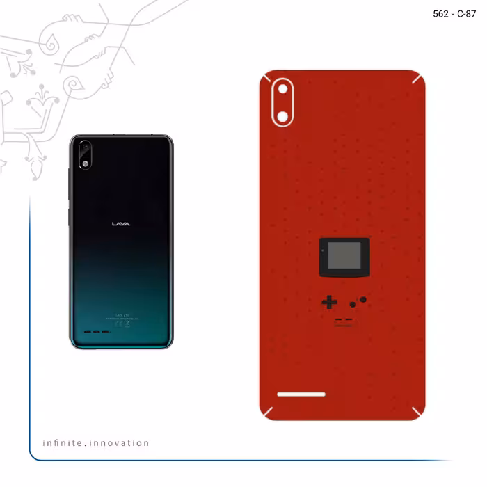 برچسب پوششی ماهوت مدل Minimal GameBoy Icon مناسب برای گوشی موبایل لاوا Z51