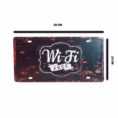دیوارکوب طرح Wi-Fi Free مدل CRV