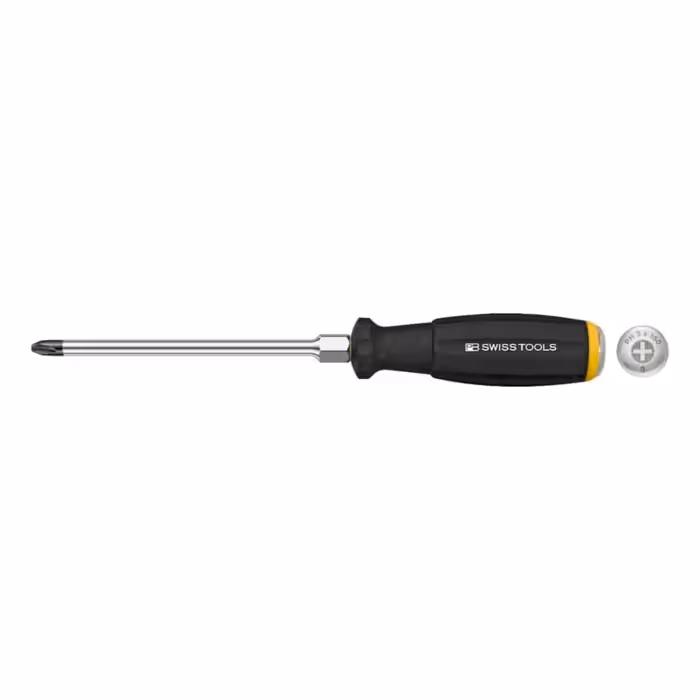 پیچ گوشتی چهارسو ضربه خور سوئیس تولز مدل PB 8193.D 1-80