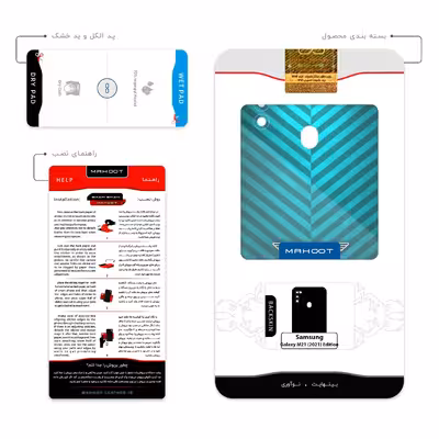 برچسب پوششی ماهوت مدل Aston Martin مناسب برای گوشی موبایل سامسونگ Galaxy M21 (2021) Edition