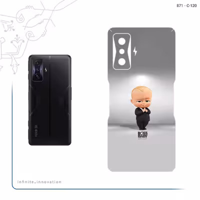 برچسب پوششی ماهوت مدل The Boss Baby مناسب برای گوشی موبایل شیائومی Redmi K50 Gaming