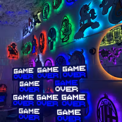 چراغ رومیزی مدل گیم اوور