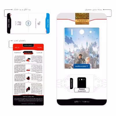 برچسب پوششی ماهوت مدل Final Fantesy Game Series مناسب برای گوشی موبایل هوآوی Ascend G510