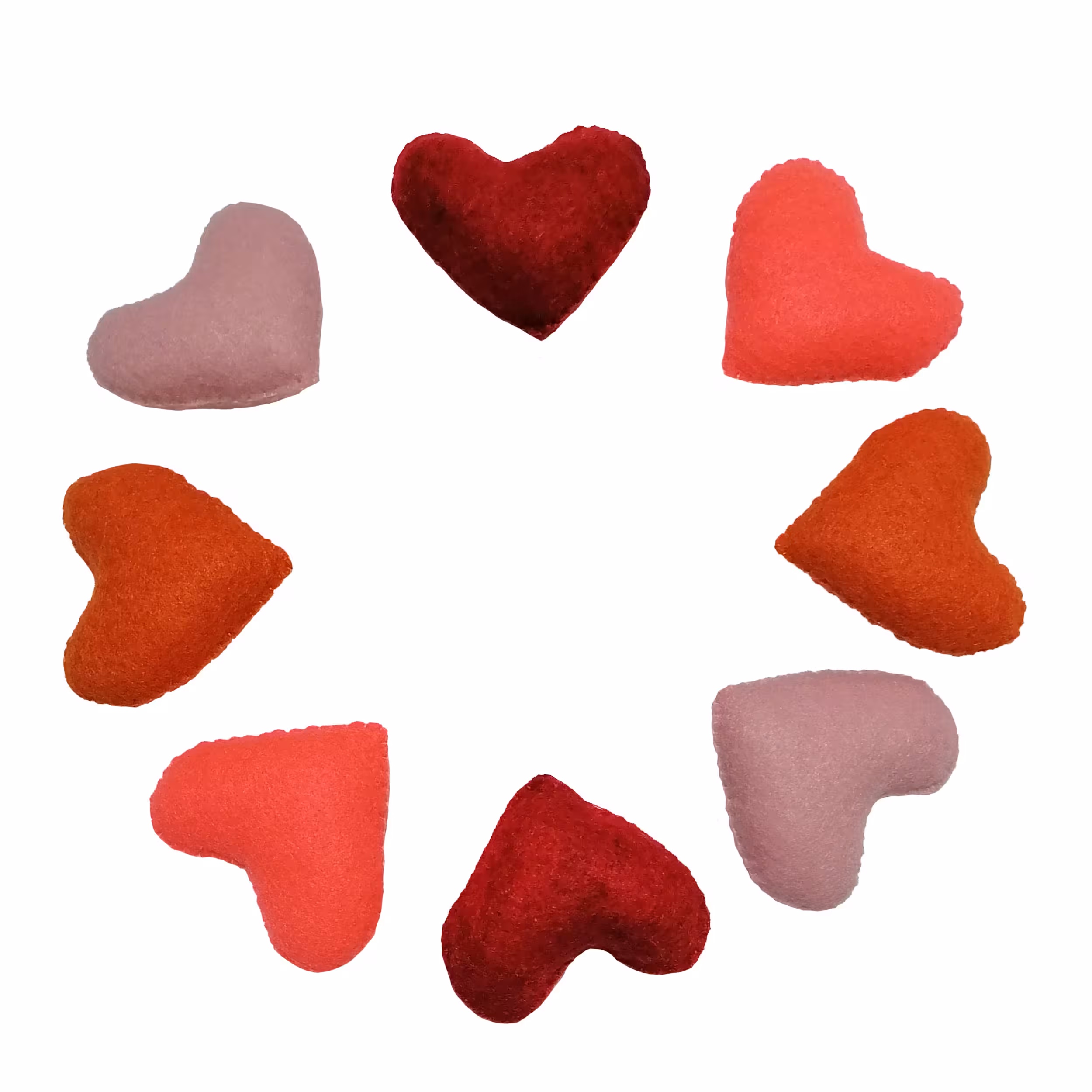 ابزار کادویی مدل قلب نمدی کد 879 بسته 8 عددی