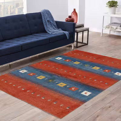 گبه دستبافت سه متری طرح قشقایی کد 550199r