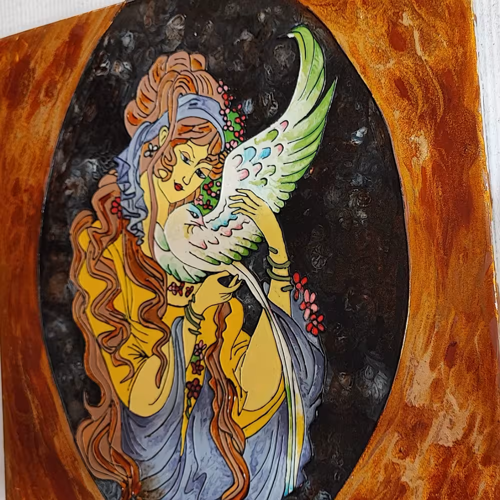 تابلو نقاشی ویترای کد 5 مدل سنتی