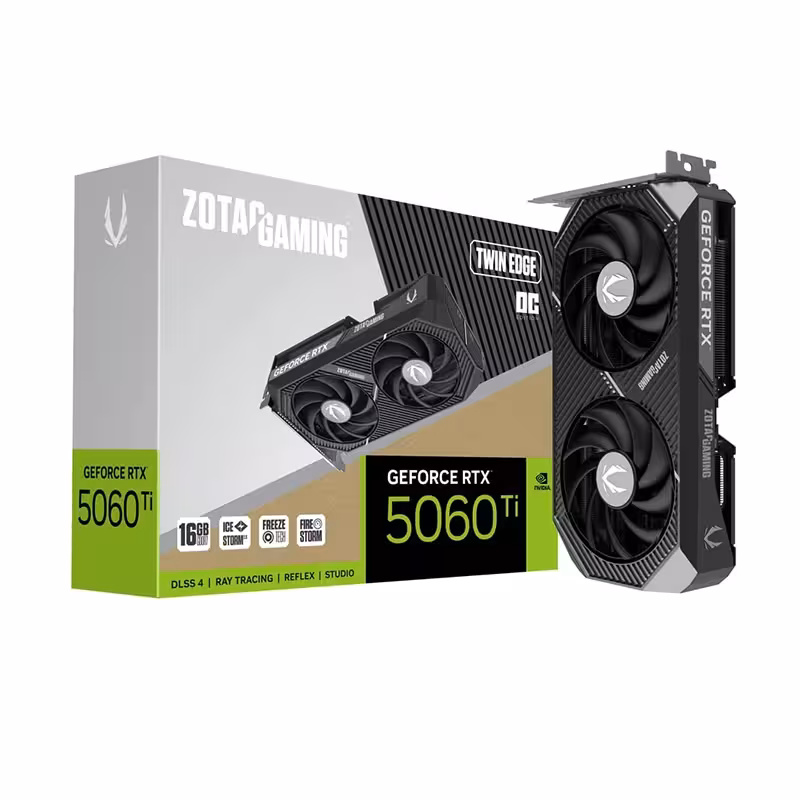 کارت گرافیک زوتک GAMING GeForce RTX 5060 TI Twin Edge OC 16GB