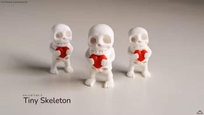 مدل سه بعدی اسکلت کوچولو (stl)