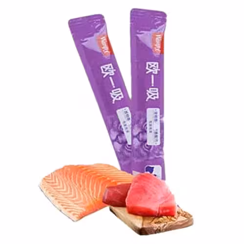 بستنی گربه ونپی با طعم ماهی تن و ماهی قزل آلا 1 عددی