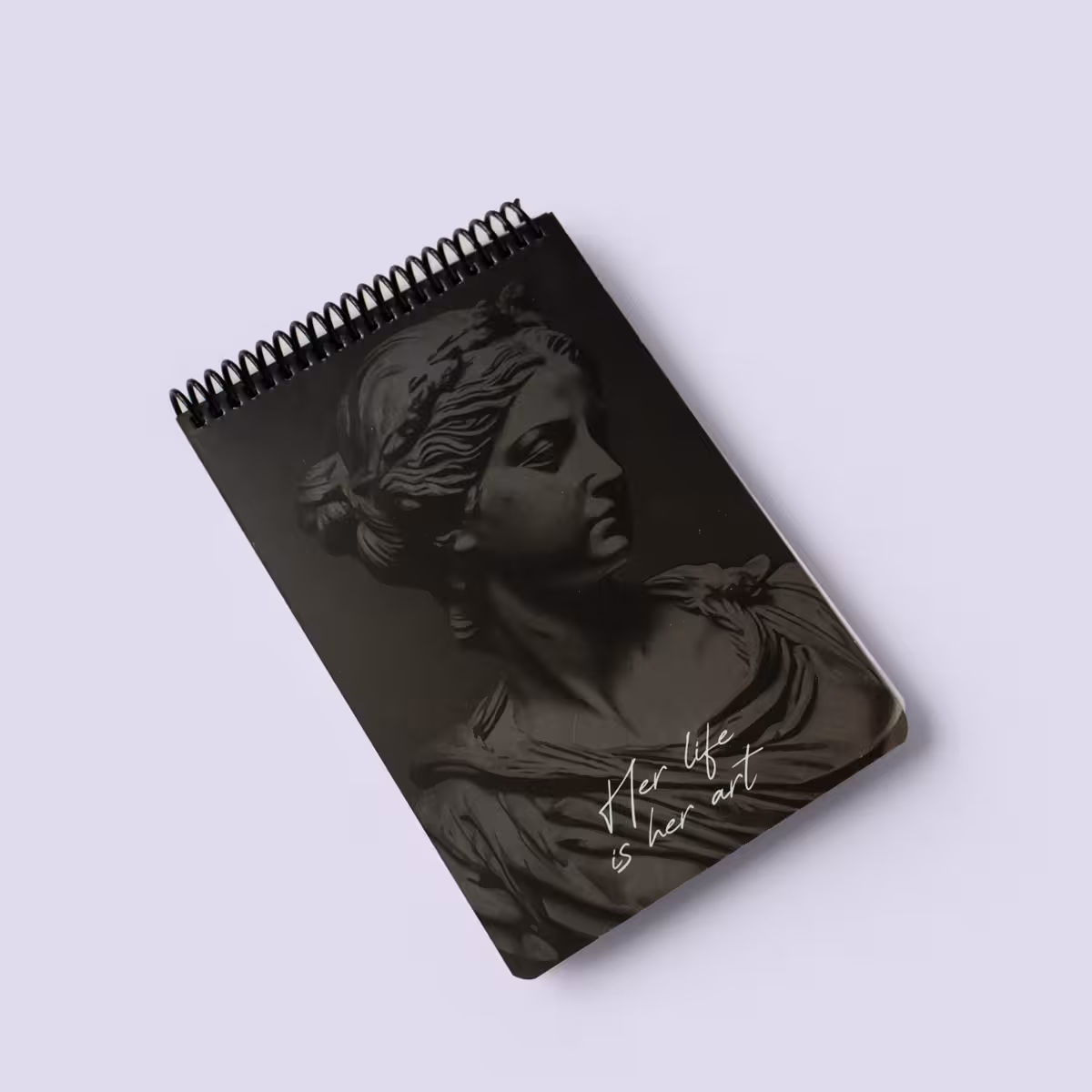 دفتر طراحی آ5 سیم از بالا سری Roman دات نوت (dotnote)