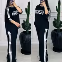 ست تیشرت و شلوار بالنسیاگا پاپیون