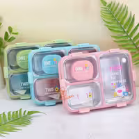 قیمت و خرید ظرف غذا 900 میل 3 خانه داخل استیل مدل کلاسیک کد 7135