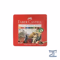 مداد رنگی 24 رنگ فلزی کلاسیک فابرکاستل | مرکز فرهنگی آبی