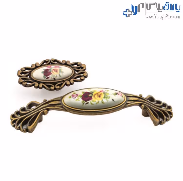 دستگیره کابینت کلاسیک زیتونی ملونی