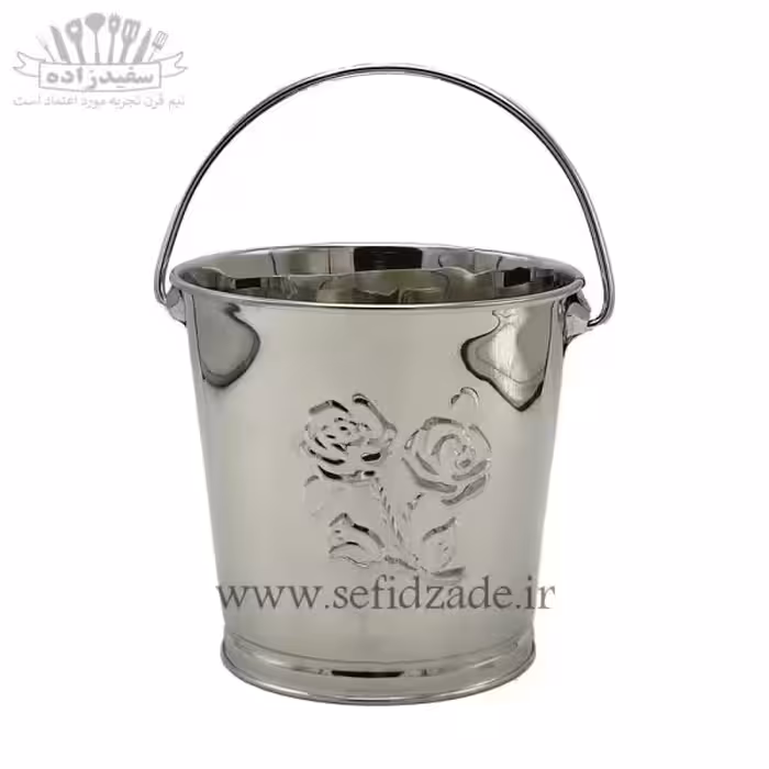 سطل استیل دسته دار 2 لیتری