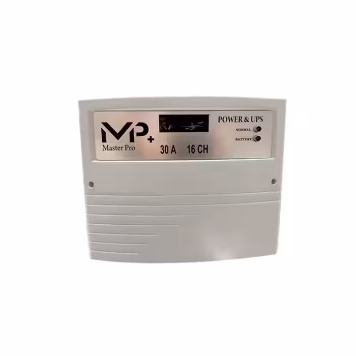 یو پی اس 12 ولت 30 آمپر LCD مسترپرو مخصوص دستگاه 16 کانال ( باتری بیرونی )