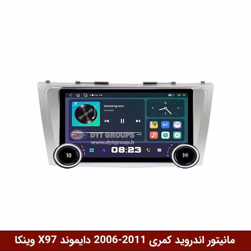 مانیتور ولومدار کمری 2006-2011 برند دایموند 2K مدل X97 FLY وینکا - 9.7 اینچ