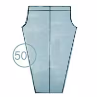 الگوی شلوار کشی تک سایز 50
