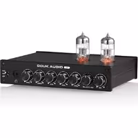 پری آمپلی فایر خانگی فول اکولایزر لامپی و آمپ هدفون حرفه ای داک آودیو DOUK AUDIO Equalizer XLR Pre-Amplifier Home Headphone Amp (T8)